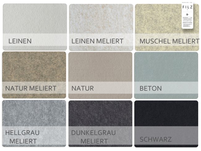 Blätter FILZ Anhänger / Baumblätter Schlüsselanhänger